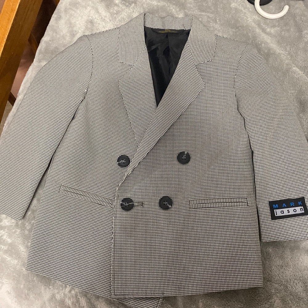 Mark jason kids 2T suit gingham